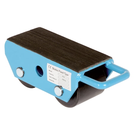 Vestil Fixed Machinery Skates 2.5 Ton 2 Nylon Rollers FMS-2.5